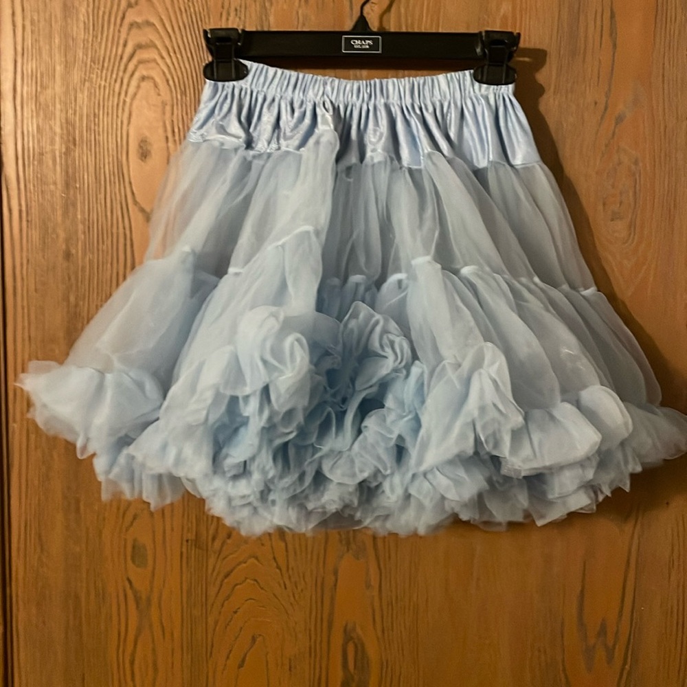 Blue crinoline underskirt